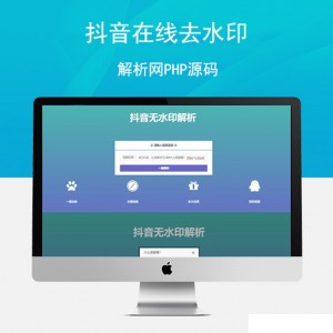 抖音在线去水印解析网PHP源码