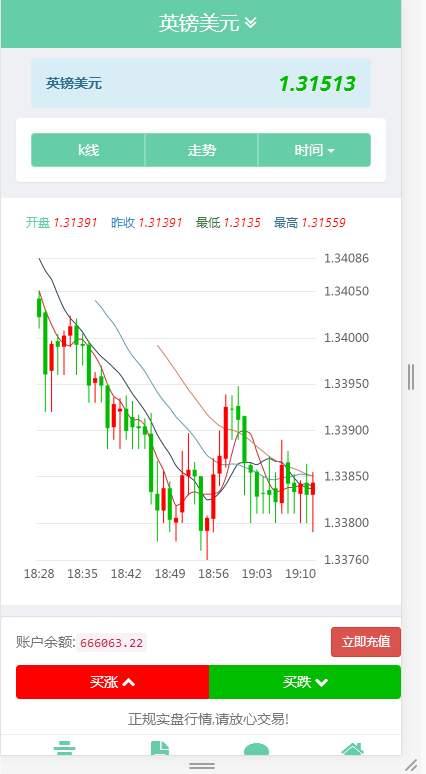 12月全新版外汇微盘微交易 带K线 时间盘 点位盘白色版微交易系统-淘码部